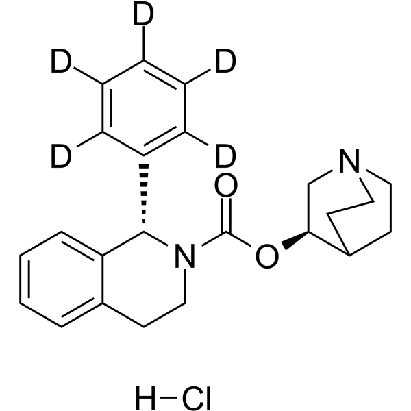 Solifenacin D5 hydrochloride Chemical Structure