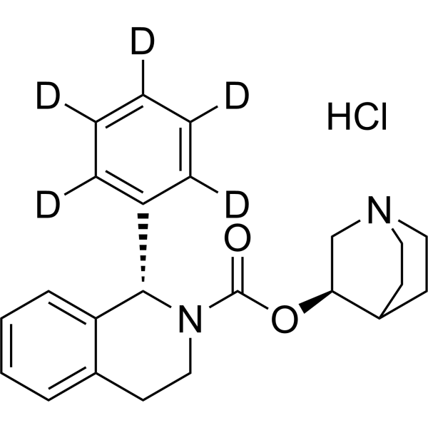 (1<em>R</em>,3S-)Solifenacin-d<em>5</em> hydrochloride