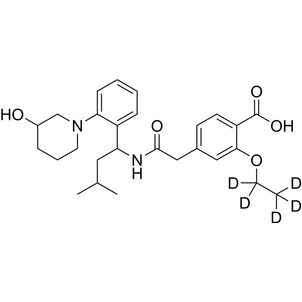 <em>3</em>'-Hydroxy Repaglinide-d5
