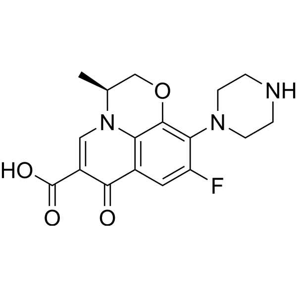 Desmethyl Levofloxacin Chemical Structure