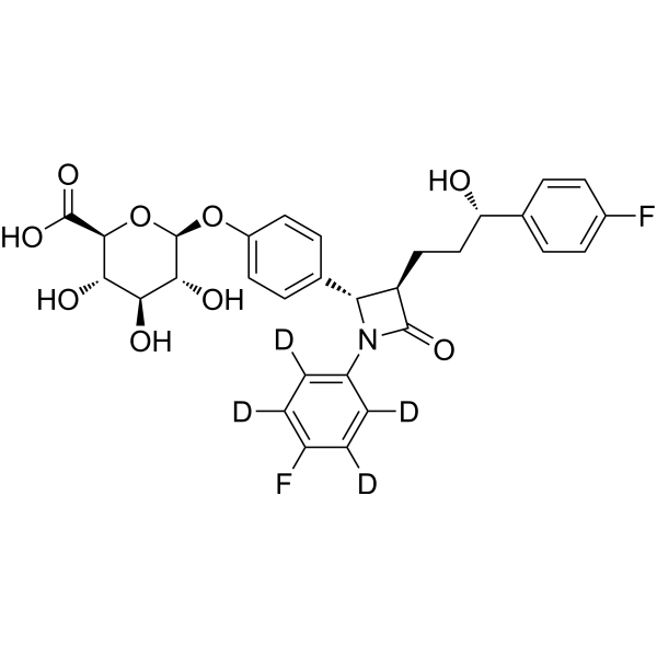 Ezetimibe phenoxy glucuronide-<em>d</em>4