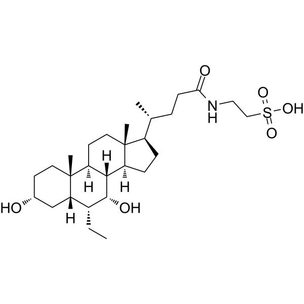 Tauro-obeticholic acid Chemical Structure