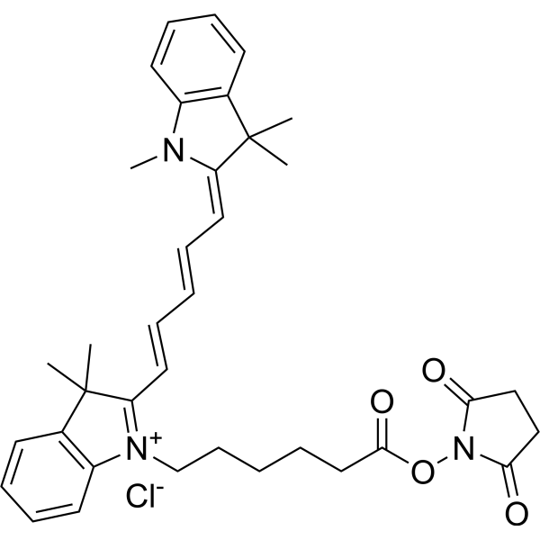 <em>Cyanine</em>5 NHS ester chloride