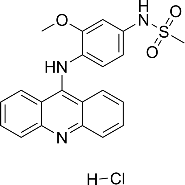 Amsacrine hydrochloride Chemical Structure