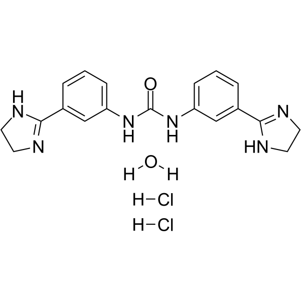 Imidocarb dihydrochloride monohydrate Chemical Structure