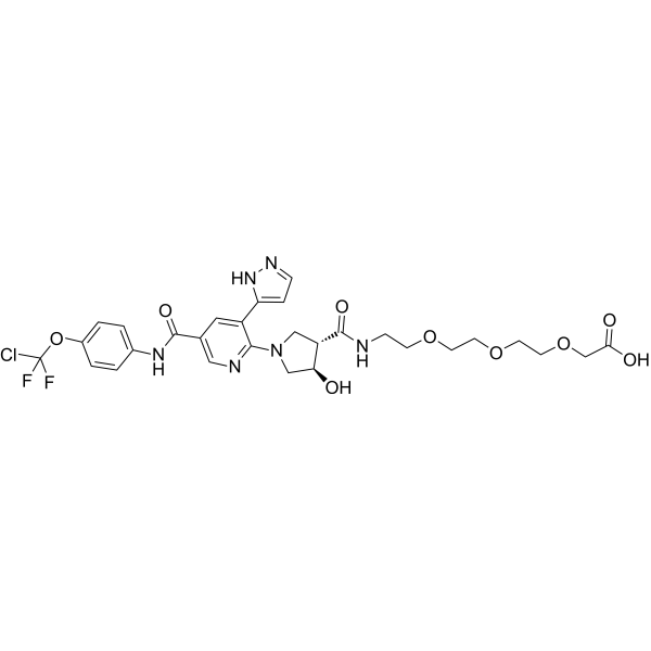 ABL-001-Amide-PEG3-acid Chemical Structure