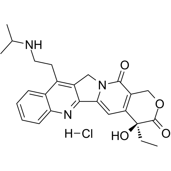 Belotecan hydrochloride Chemical Structure