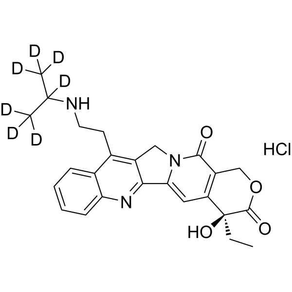 Belotecan-d<sub>7</sub> hydrochloride Chemical Structure