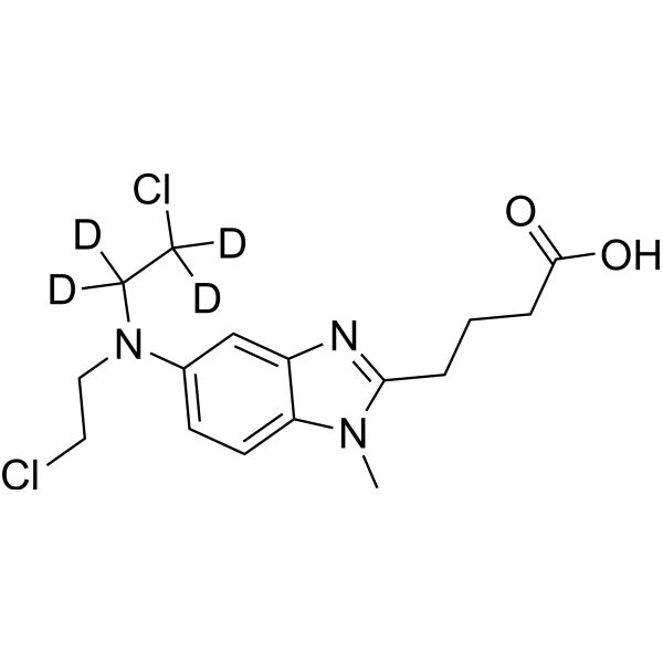 Bendamustine-d<sub>4</sub> Chemical Structure
