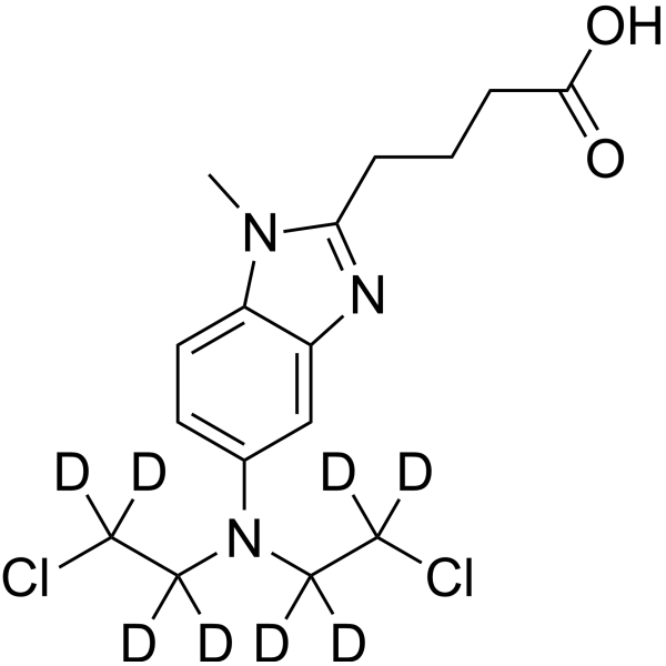 Bendamustine-d<sub>8</sub> Chemical Structure