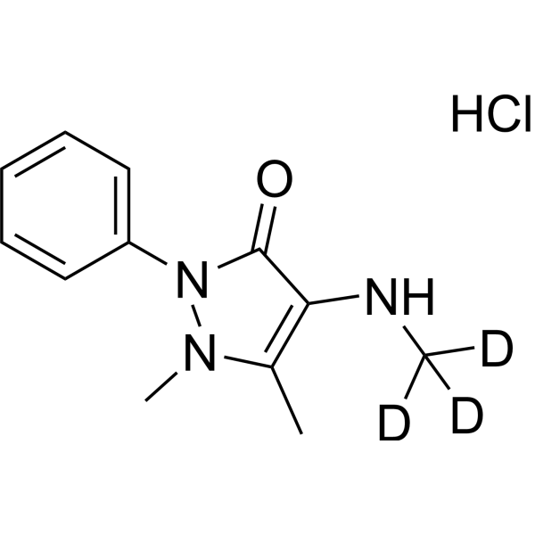 4-Methylamino <em>antipyrine</em>-d3 hydrochloride