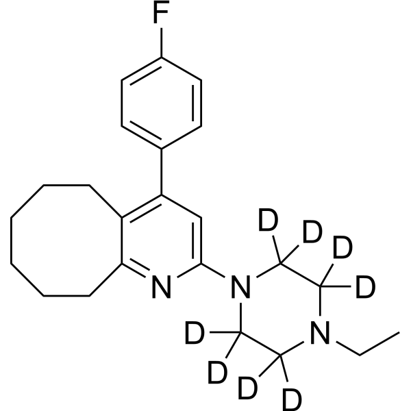 Blonanserin-d<sub>8</sub> Chemical Structure