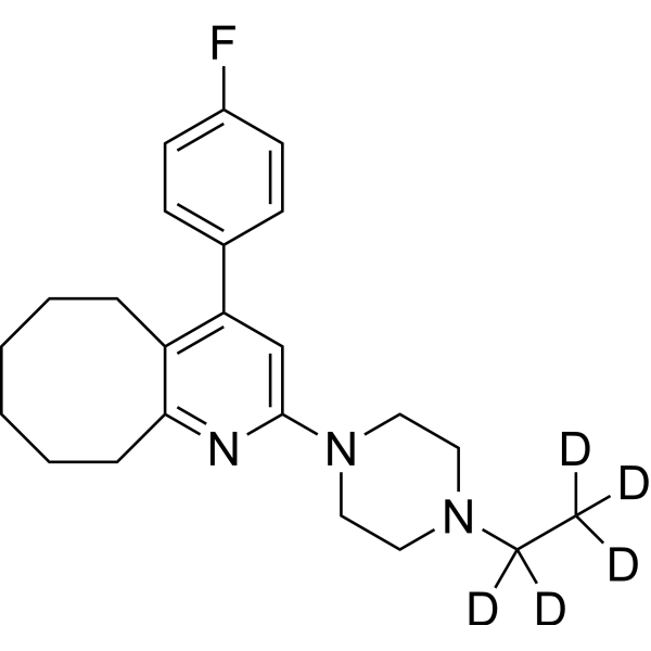 Blonanserin-d<sub>5</sub> Chemical Structure
