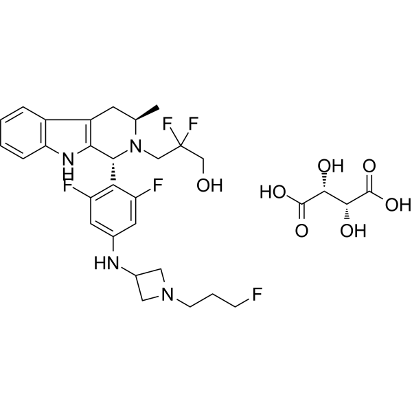 Giredestrant tartrate Chemical Structure