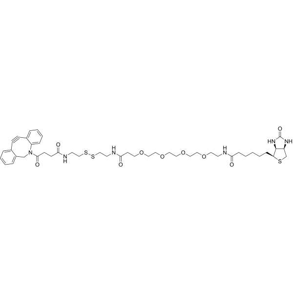 DBCO-SS-PEG4-Biotin Chemical Structure