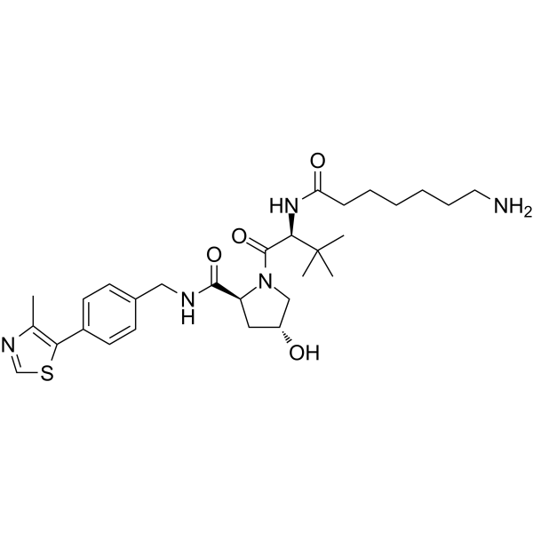 (S,R,S)-AHPC-C6-NH2 Chemical Structure