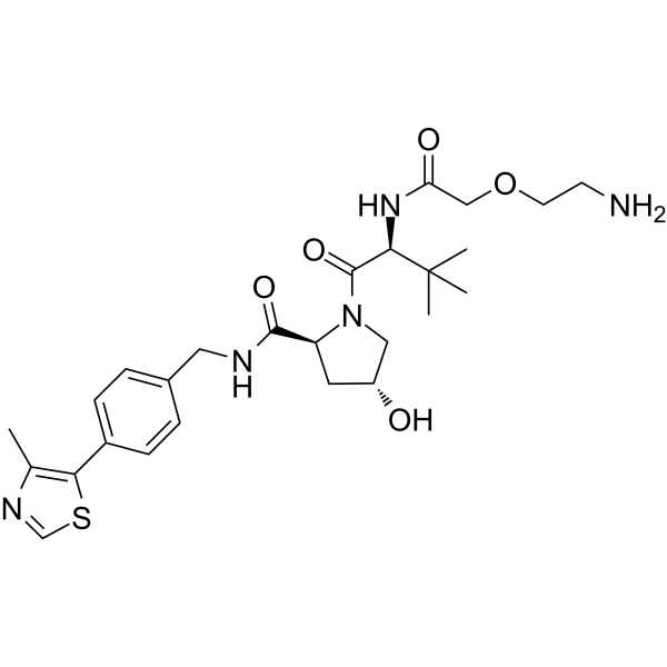 (S,R,S)-AHPC-PEG1-NH2 Chemical Structure
