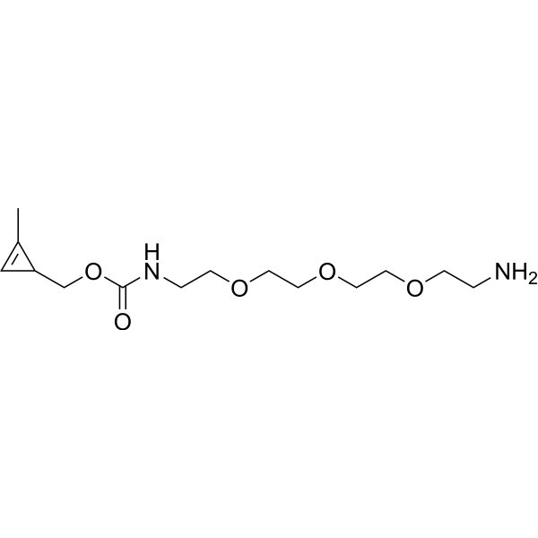 Methylcyclopropene-PEG3-amine Chemical Structure