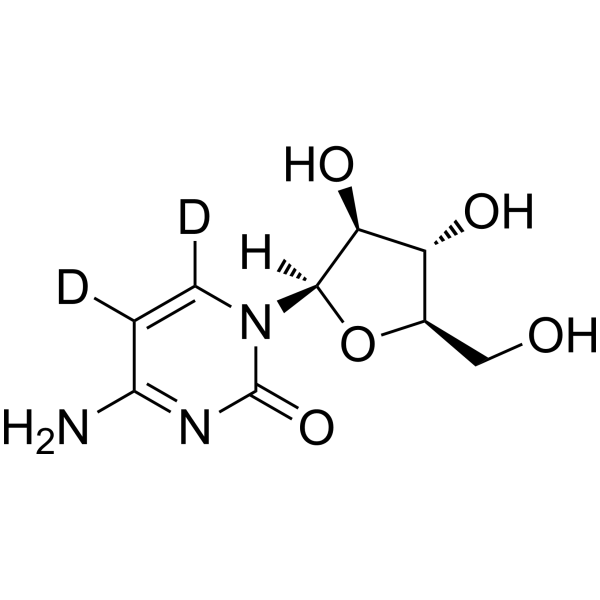 Cytarabine-d<sub>2</sub> Chemical Structure