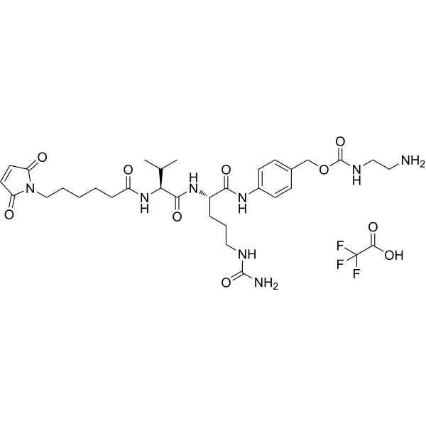 MC-VC-PAB-NH2 TFA Chemical Structure
