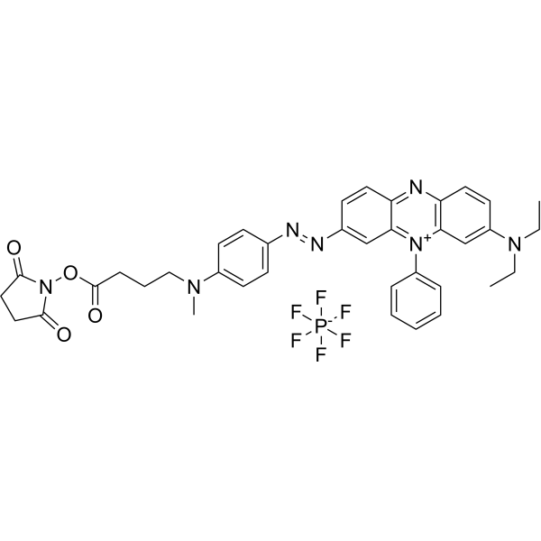 (BHQ-3)-OSu hexafluorophosphate Chemical Structure
