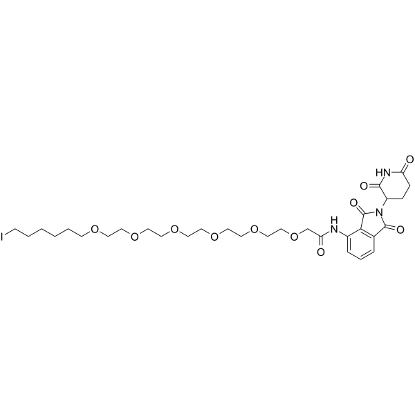 <em>Pomalidomide</em>-PEG6-butyl iodide