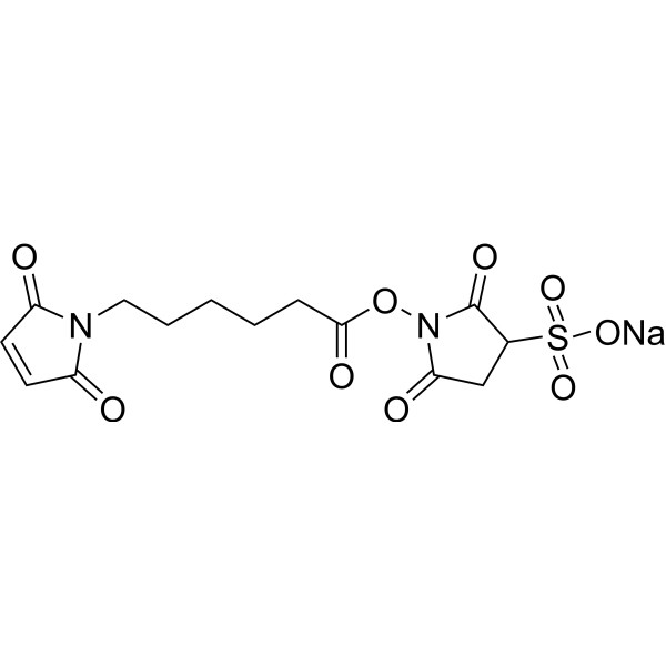 6-Maleimidocaproic acid sulfo-NHS sodium Chemical Structure