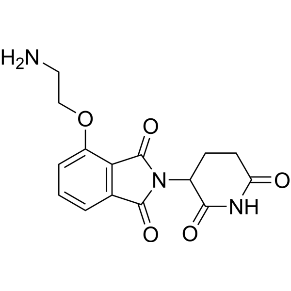 Thalidomide-4-O-C2-NH2 Chemical Structure