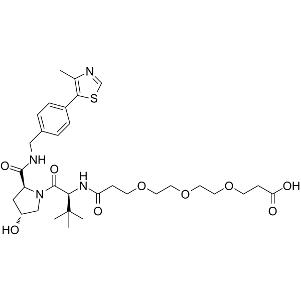 (<em>S</em>,<em>R</em>,<em>S</em>)-AHPC-PEG3-propionic acid
