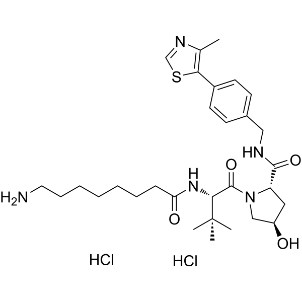 (S,R,S)-AHPC-C7-amine dihydrochloride Chemical Structure