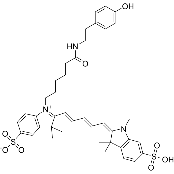 Cyanine 5 Tyramide methyl indole Chemical Structure