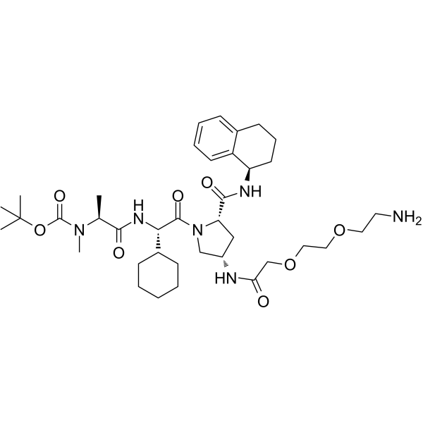A 410099.1 amide-PEG2-amine-Boc Chemical Structure