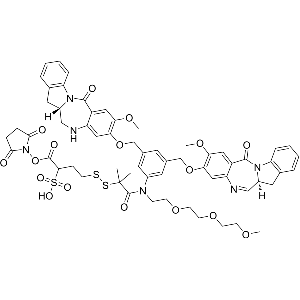 Sulfo-SPDB-DGN462 Chemical Structure