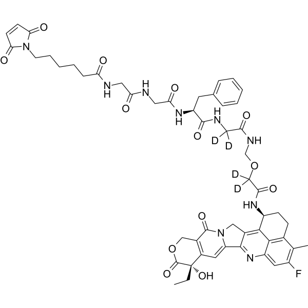 Deruxtecan-d<sub>4</sub> Chemical Structure