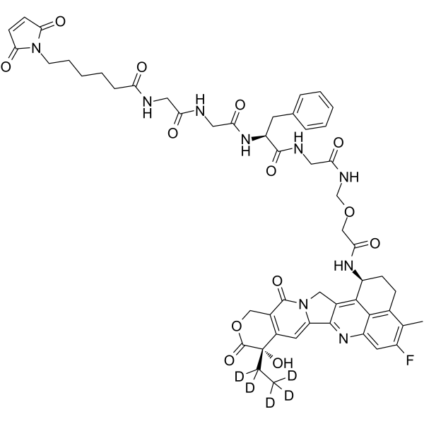 Deruxtecan-d<sub>5</sub> Chemical Structure