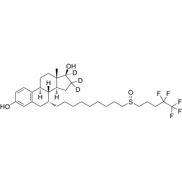 Fulvestrant-d<sub>3</sub> Chemical Structure