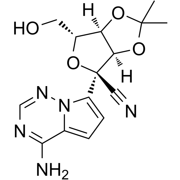 Remdesivir O-desphosphate acetonide impurity Chemical Structure