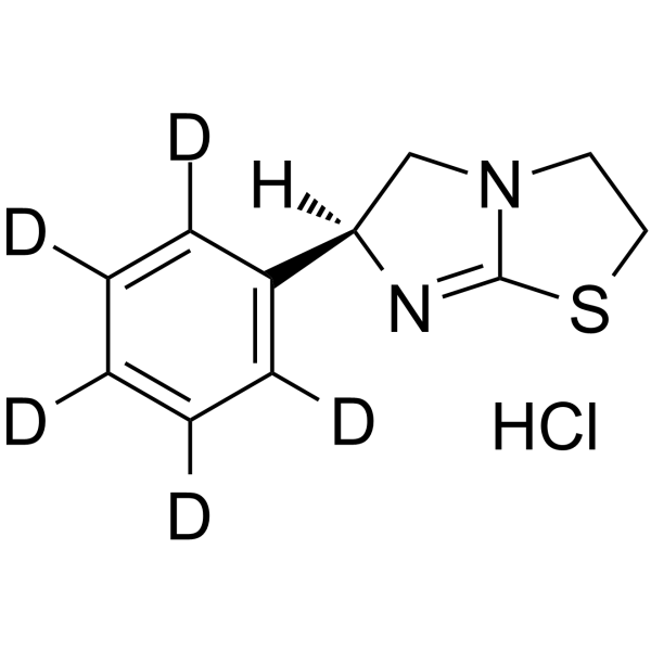 Levamisole-d<sub>5</sub> hydrochloride Chemical Structure
