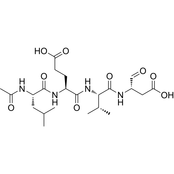 Ac-LEVD-CHO Chemical Structure