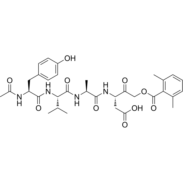 Ac-YVAD-AOM Chemical Structure
