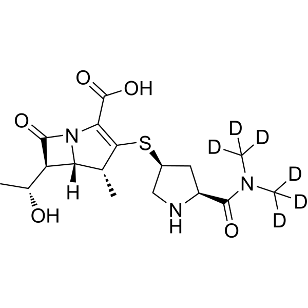 Meropenem-d<sub>6</sub>-1 Chemical Structure