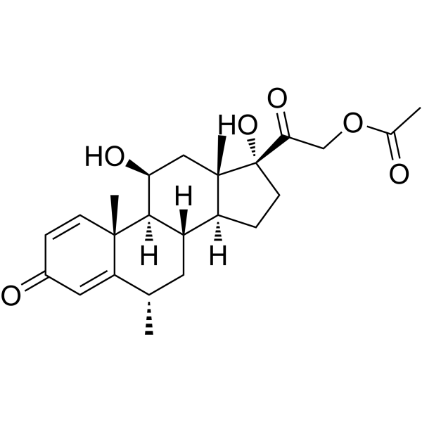 Methylprednisolone acetate (Standard) Chemical Structure