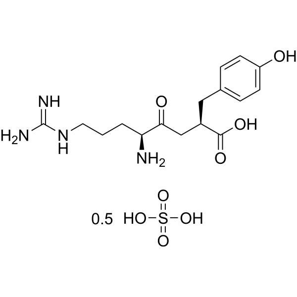 Arphamenine B hemisulfate Chemical Structure