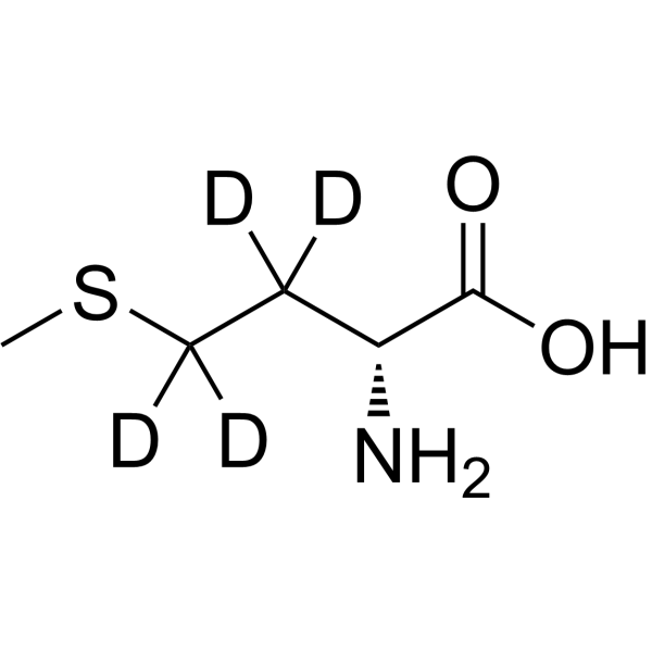 Methionine-d<sub>4</sub> Chemical Structure