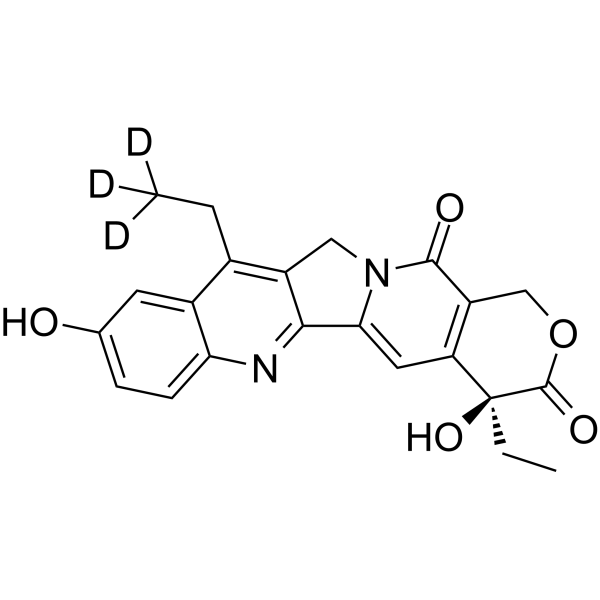 SN-38-d<sub>3</sub> Chemical Structure