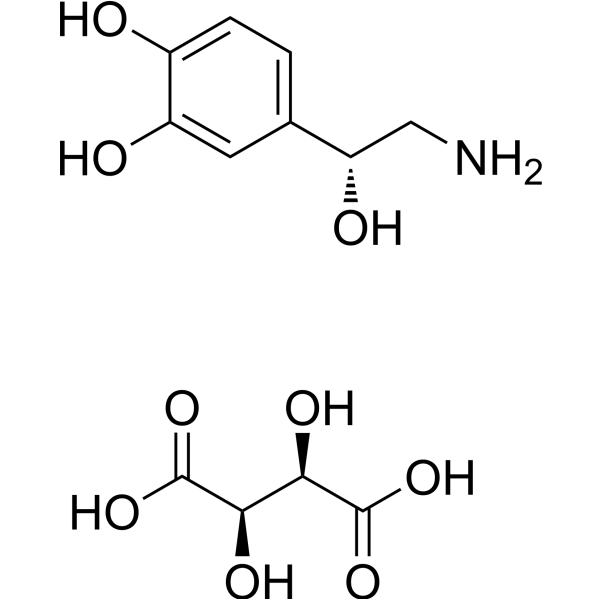 Norepinephrine tartrate Chemical Structure