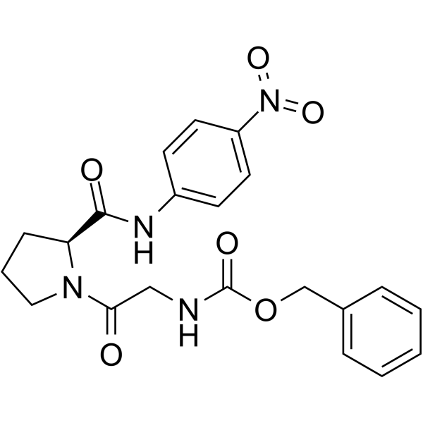 Z-Gly-Pro-pNA Chemical Structure