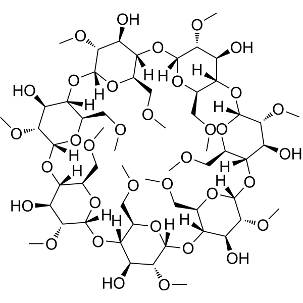 DM-β-CD Chemical Structure