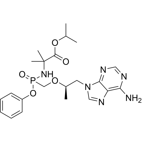 (1R)-Tenofovir amibufenamide Chemical Structure
