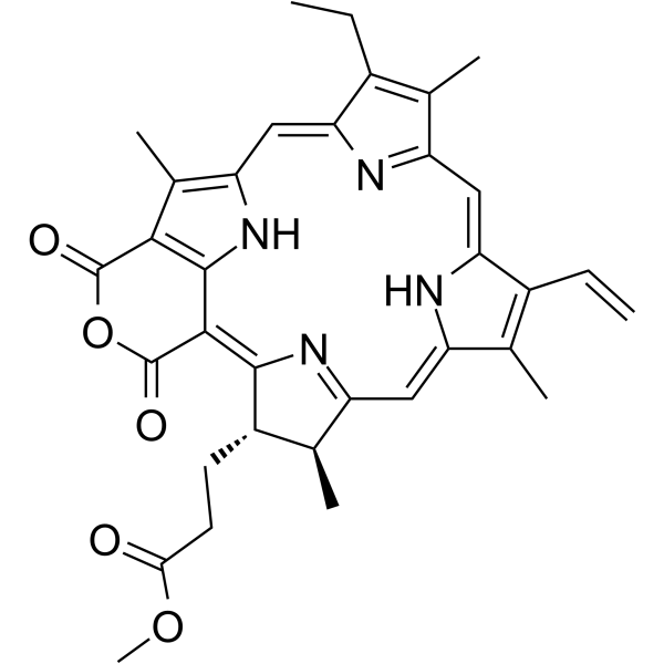 Purpurin 18 methyl ester Chemical Structure